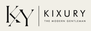 Kixury logo and slogan