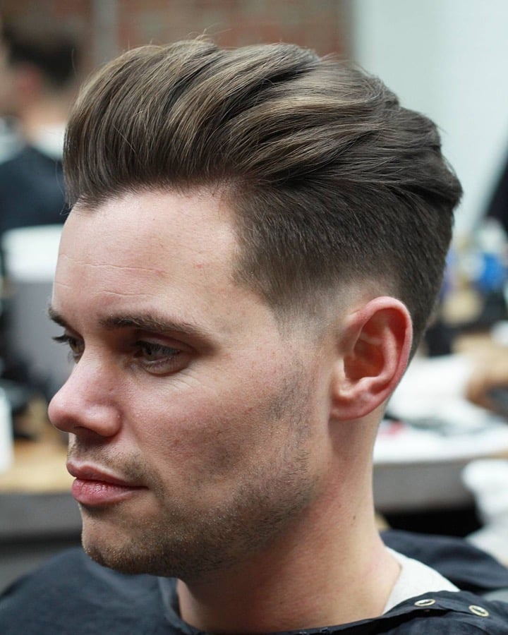 Pompadour Gentleman’s Haircut